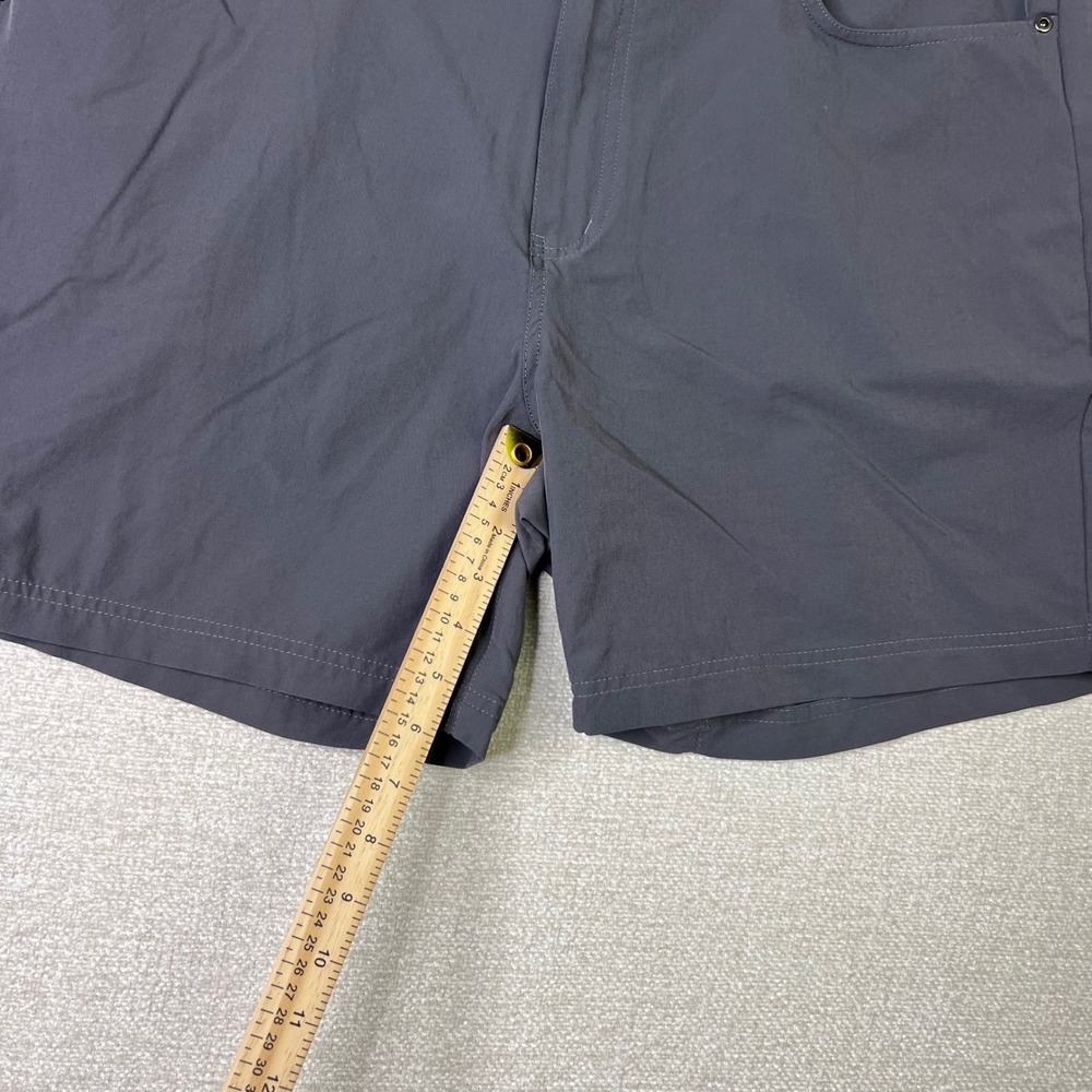 01.ALGO Performance Shorts Mens 38 Charcoal Grey Stretch Hiking Golf - Picture 8 of 8